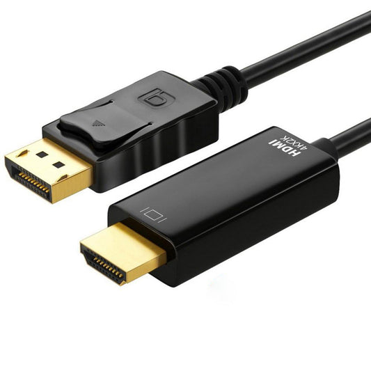 ASTROTEK DisplayPort DP Male to HDMI Male Cable 4K Resolution For Laptop PC to Monitor Projector HDTV Video Cable 3M | Auzzi Store