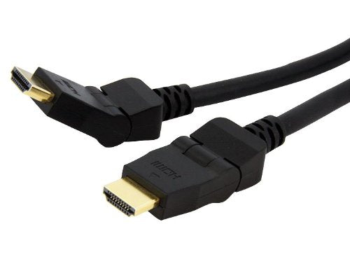 ASTROTEK HDMI Cable 2m - v1.4 19 pins Type A Male to Male 180 Degree Swivel Type 30AWG Gold Plated Nylon sleeve RoHS CBAT-HDMI-MM-2 CBHDMI-2MHS | Auzzi Store