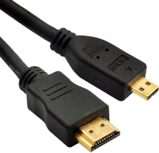 ASTROTEK HDMI to Micro HDMI Cable 3m - 1.4v 19 pins A Male to D Male 34AWG OD4.2mm Gold Plated RoHS LS | Auzzi Store