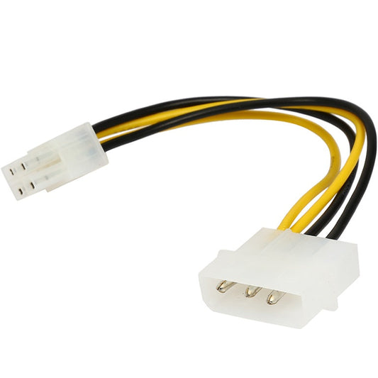 ASTROTEK Internal Power Molex Cable 20cm - 4 pins to 8 pins ATX EPS 12V Motherboard Power Supply Adapter Converter | Auzzi Store