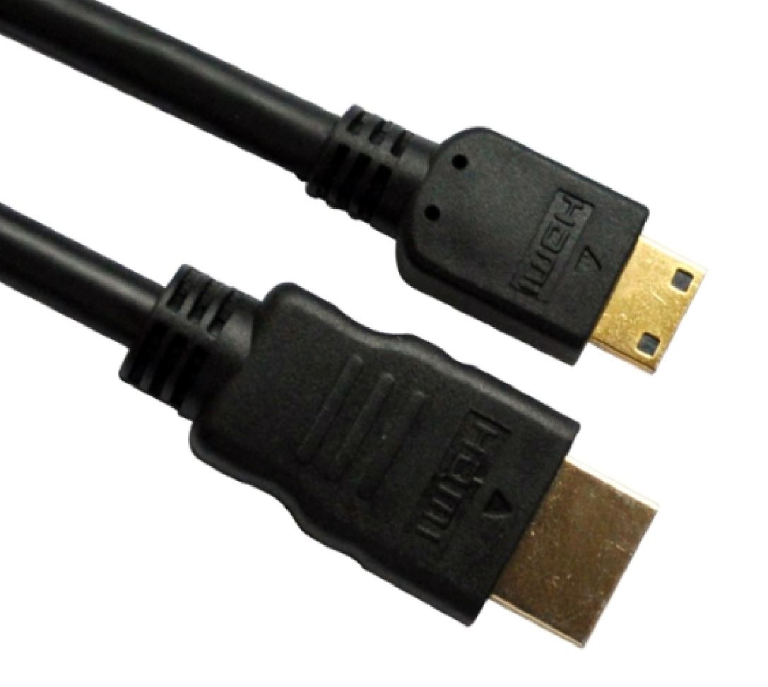 ASTROTEK Mini HDMI to HDMI Cable 1m with Ethernet 1.4V 3D HD 1080p 9pin Male Type A to 19P Male Type C 30AWG for Tablet Smart Phone | Auzzi Store