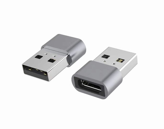 ASTROTEK Type C Female to USB 2.0 Male OTG Adapter 480Mhz For Laptop, Wall Chargers,Phone Sliver 1 Yr WTY | Auzzi Store