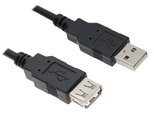 ASTROTEK USB 2.0 Extension Cable 30cm - Type A Male to Type A Female Transparent Colour RoHS CBAT-USB2-AA-1.8M | Auzzi Store