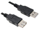 ASTROTEK USB 2.0 Extension Cable 30cm - Type A Male to Type A Female Transparent Colour RoHS CBAT-USB2-AA-1.8M | Auzzi Store
