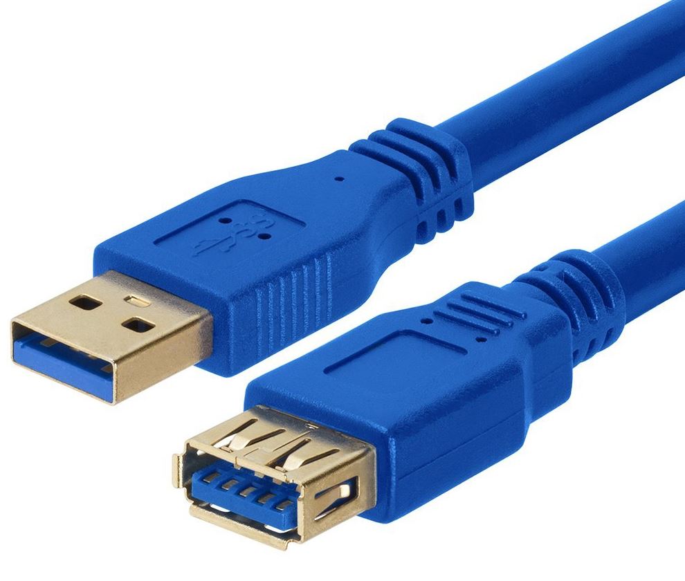 ASTROTEK USB 3.0 Extension Cable 1m - Type A Male to Type A Female Blue Colour | Auzzi Store