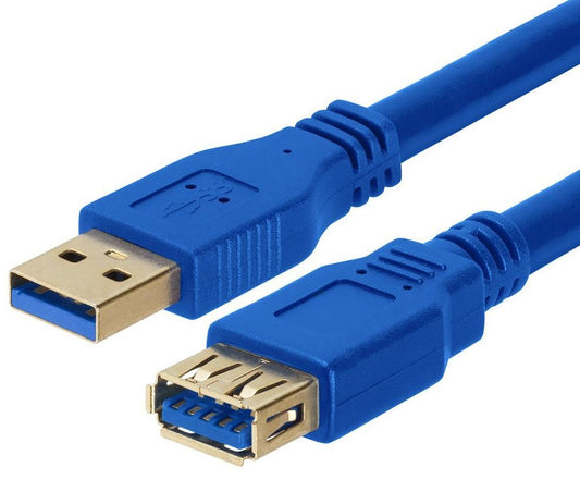 ASTROTEK USB 3.0 Extension Cable 1m - Type A Male to Type A Female Blue Colour | Auzzi Store
