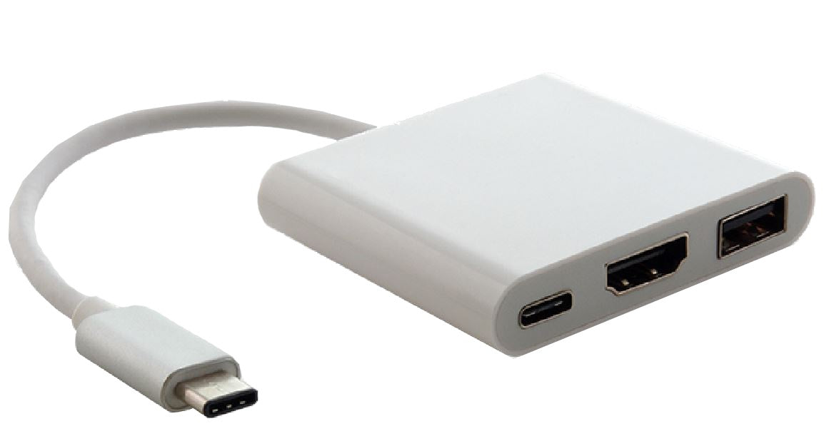 ASTROTEK USB 3.1 Type-C USB-C to HDMI, USB Type-A and USB Type-C Adapter Male to Female 4K 30Hz for Apple MacBook Chromebook Pixel | Auzzi Store