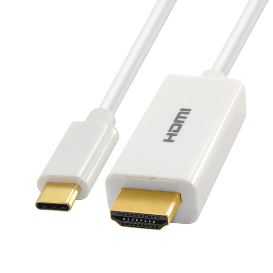ASTROTEK USB-C male to HDMI male cable, white color, gold plating, support 4k@60hz | Auzzi Store