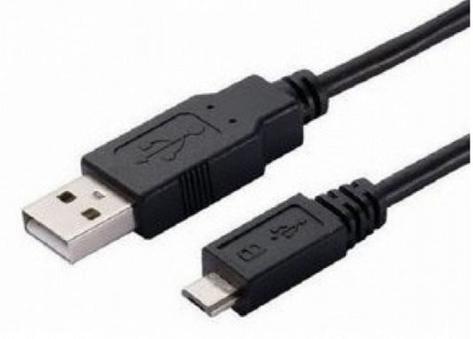 ASTROTEK USB to Micro USB Cable 2m - Type A Male to Micro Type B Male Black Colour RoHS | Auzzi Store