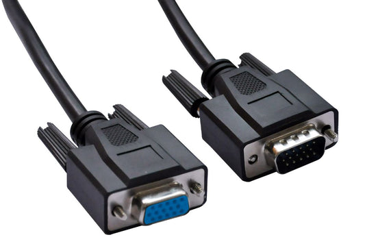 ASTROTEK VGA Extension Cable 3m - 15 pins Male to 15 pins Female for Monitor PC Molded Type Black | Auzzi Store