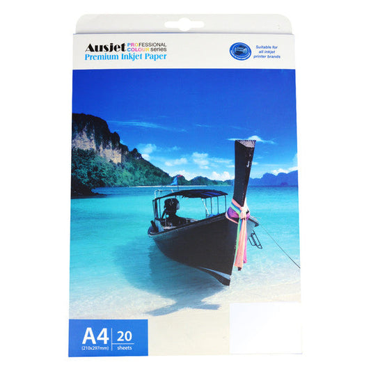 AUSJET 220gsm A4 T-Shirt Transfer Paper - Dark Colours 20 Sheets | Auzzi Store