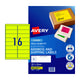 AVERY LaserLabel Yl L7162FY 16Up Pack of 25 | Auzzi Store