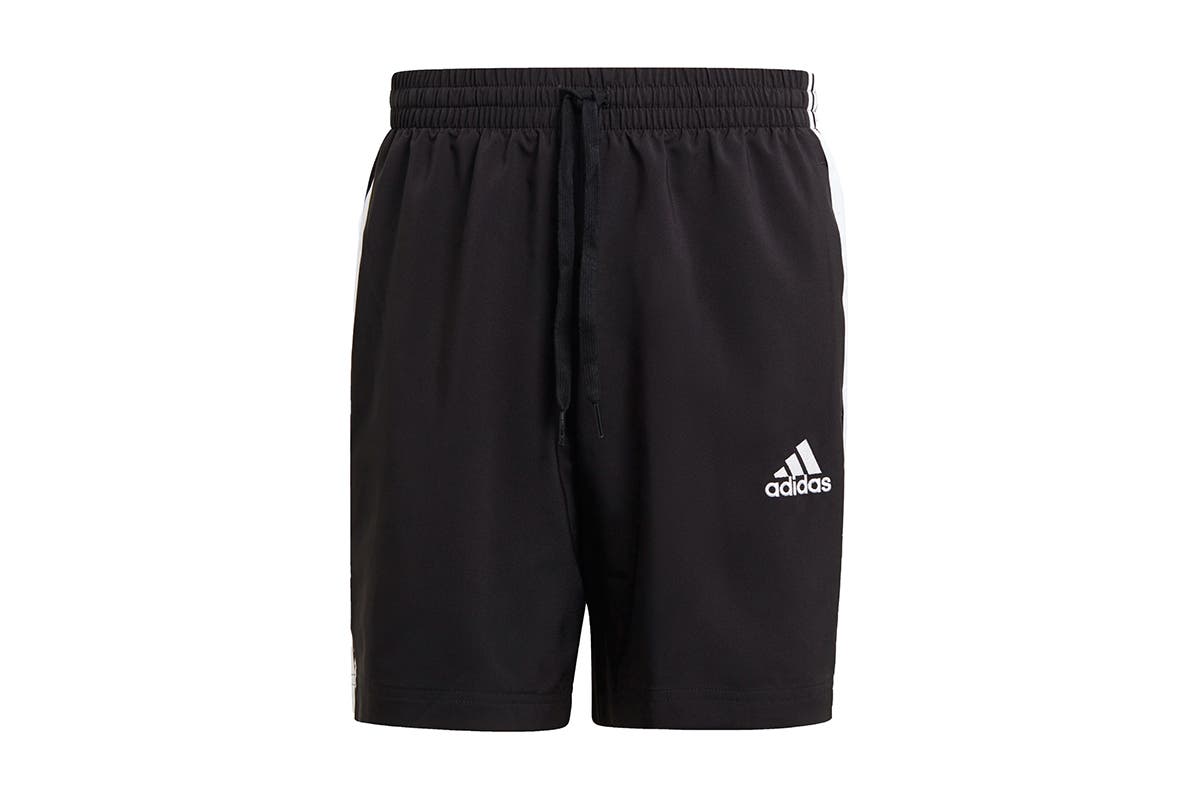 Adidas Men's 3 Stripe Chelsea Shorts (Black/White) | Auzzi Store