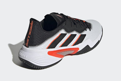 Adidas Men's Barricade Tennis Shoes (Cloud White/Core Black/Solar Red) | Auzzi Store