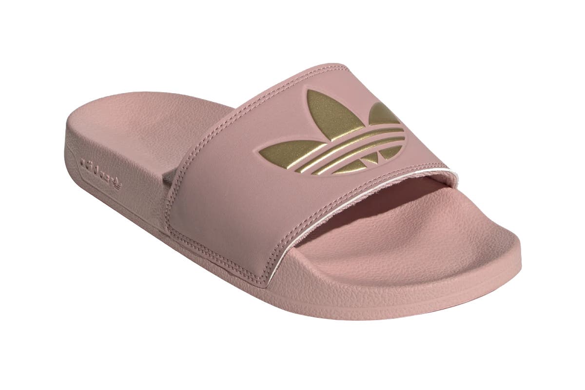Adidas Women's Adilette Lite Casual Slides (Wonder Mauve/Matte Gold) | Auzzi Store