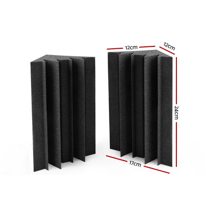 Alpha 20pcs Studio Acoustic Foam Corner Bass Trap Sound Absorption Treatment | Auzzi Store