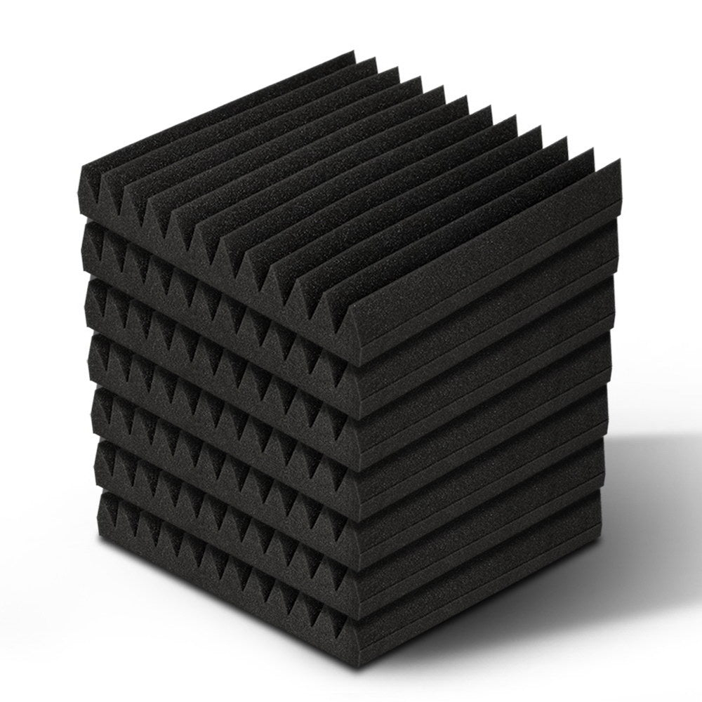 Alpha 40pcs Acoustic Foam Panels Tiles Studio Sound Absorbtion Wedge 30X30CM | Auzzi Store