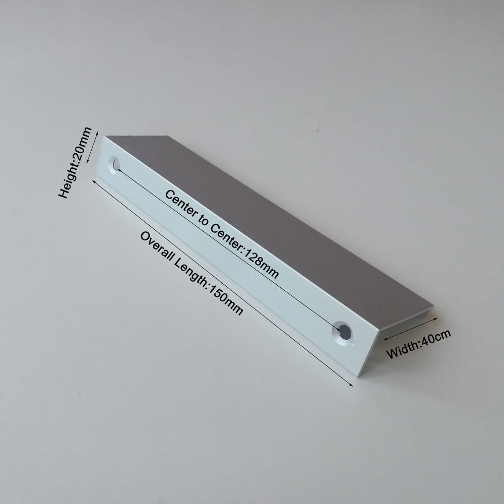 Aluminum Kitchen Cabinet Bar Handles  Drawer Handle Pull white hole to hole 128mm | Auzzi Store