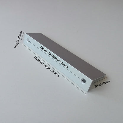 Aluminum Kitchen Cabinet Bar Handles  Drawer Handle Pull white hole to hole 128mm | Auzzi Store