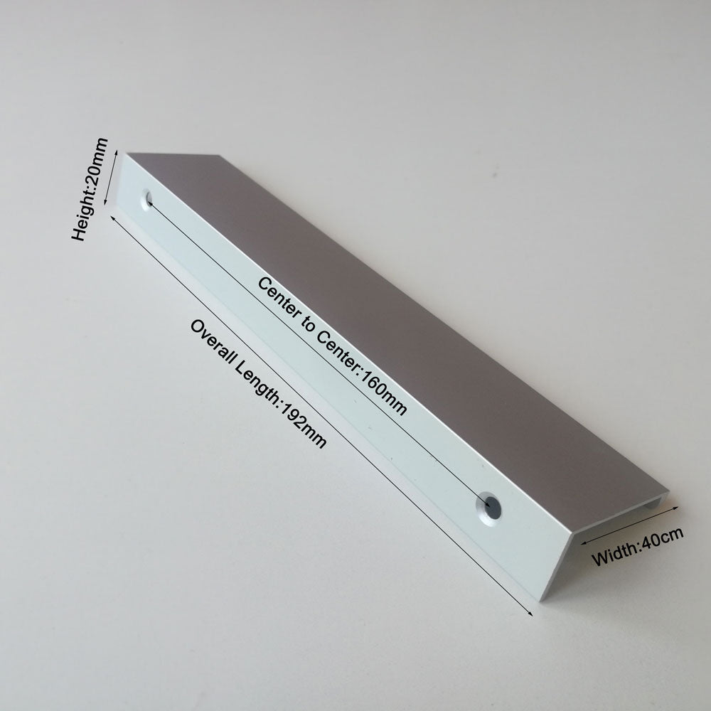 Aluminum Kitchen Cabinet Bar Handles  Drawer Handle Pull white hole to hole 160mm | Auzzi Store