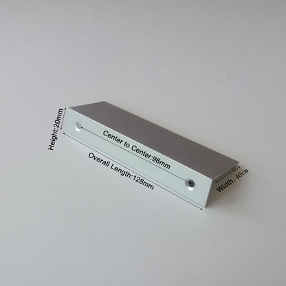 Aluminum Kitchen Cabinet Bar Handles  Drawer Handle Pull white hole to hole 96mm | Auzzi Store
