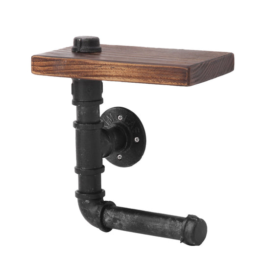 Artiss 1X Wall Shelves Paper Holder Industrial Pipe Shelf DIY Vintage Brackets | Auzzi Store