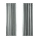 Artiss 2X Blockout Curtains Blackout Window Curtain Eyelet 180x213cm Grey | Auzzi Store