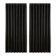 Artiss 2X Blockout Curtains Blackout Window Curtain Eyelet 300x230cm Black | Auzzi Store