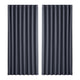 Artiss 2X Blockout Curtains Blackout Window Curtain Eyelet 300x230cm Charcoal | Auzzi Store