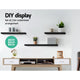 Artiss 3 Piece Floating Wall Shelves - Black | Auzzi Store