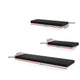 Artiss 3 Piece Floating Wall Shelves - Black | Auzzi Store