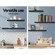 Artiss 3 Piece Floating Wall Shelves - Black | Auzzi Store