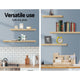 Artiss 3pcs Wall Floating Shelf Set DIY Mount Storage Book Display Rack Oak | Auzzi Store