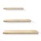 Artiss 3pcs Wall Floating Shelf Set DIY Mount Storage Book Display Rack Oak | Auzzi Store