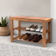 Artiss Bamboo Shoe Rack Wooden Seat Bench Organiser Shelf Stool | Auzzi Store