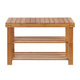 Artiss Bamboo Shoe Rack Wooden Seat Bench Organiser Shelf Stool | Auzzi Store