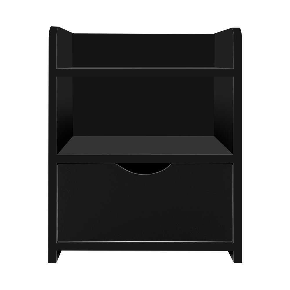 Artiss Bedside Table Drawer - Black | Auzzi Store