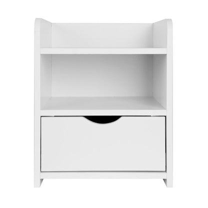 Artiss Bedside Table Drawer - White | Auzzi Store