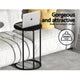 Artiss Coffee Table Side Table Laptop Desk Bedside Sofa Wooden Table Metal Frame | Auzzi Store