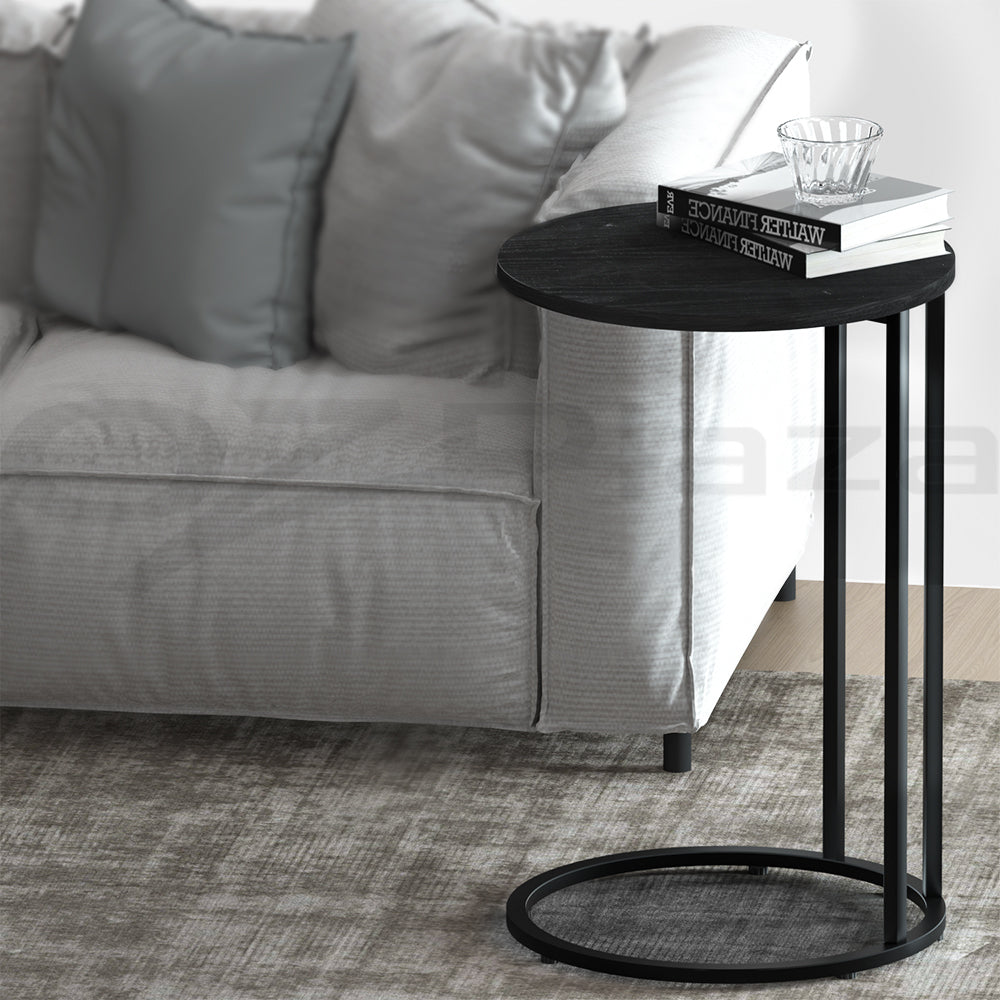 Artiss Coffee Table Side Table Laptop Desk Bedside Sofa Wooden Table Metal Frame | Auzzi Store