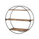 Artiss Floating Wall Shelves Brackets Round 3 Tiers Display DIY Wall Mount Rack | Auzzi Store