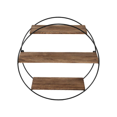 Artiss Floating Wall Shelf Round 3-Tier