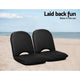 Artiss Foldable Beach Sun Picnic Seat - Black | Auzzi Store