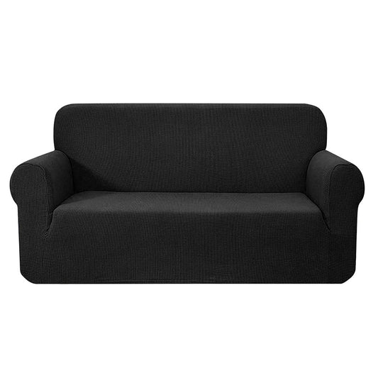 Artiss High Stretch Sofa Cover Couch Lounge Protector Slipcovers 3 Seater Black | Auzzi Store