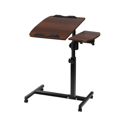 Artiss Laptop Table Desk Adjustable Stand - Walnut | Auzzi Store