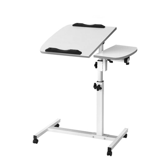 Artiss Laptop Table Desk Adjustable Stand - White | Auzzi Store