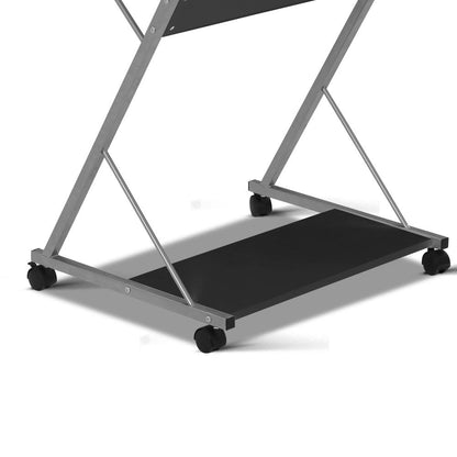 Artiss Metal Pull Out Table Desk - Black | Auzzi Store