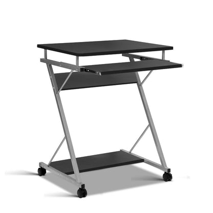 Artiss Metal Pull Out Table Desk - Black | Auzzi Store