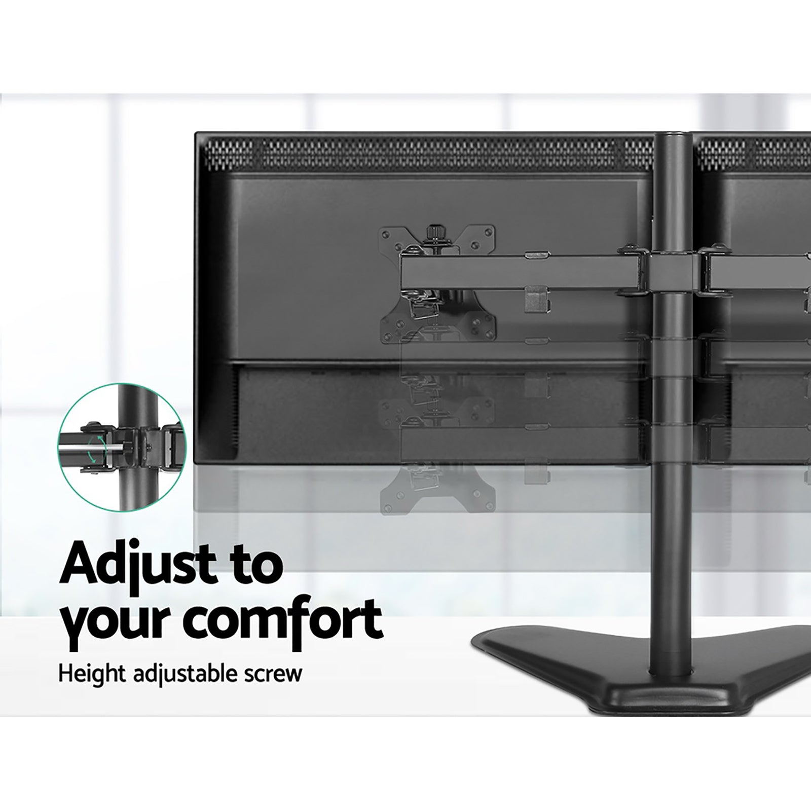 Artiss Monitor Arm Stand Dual Black | Auzzi Store