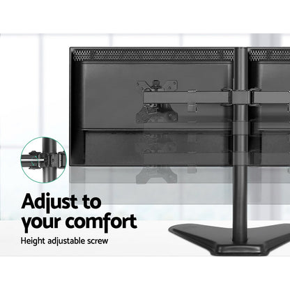 Artiss Monitor Arm Stand Dual Black | Auzzi Store